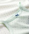 Confezione da 2 canottiere con spalline bambina traforate in cotone biologico variante 1